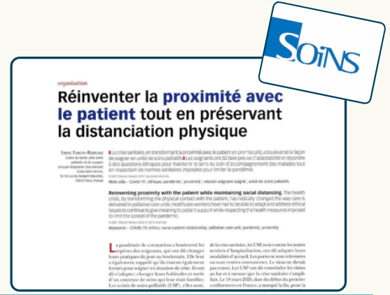 Revue soins article Idriss Farota Romejko