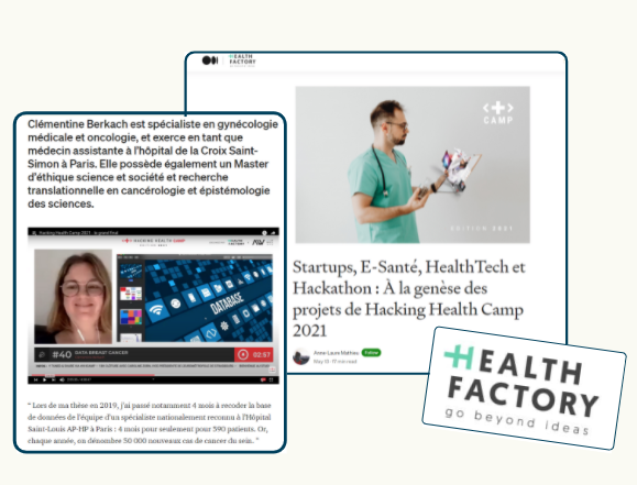 post de presse health factory