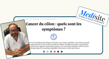 Retombée Valverde cancer du colon
